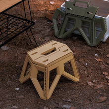 戶外便攜折疊凳子馬扎方凳露營手提塑料凳小矮凳換鞋凳兒童釣魚凳