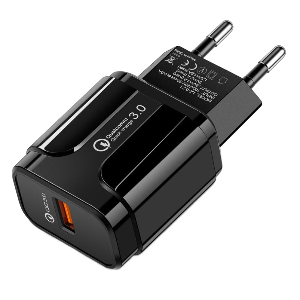 QC3.0 cargador de carga rápida de un solo puerto USB cabeza de carga rápida [Exclusivo transfronterizo] Carga de viaje de Carga inteligente