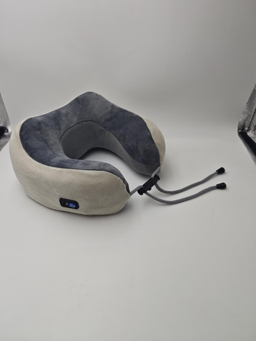 Masaje para el hogar Almohada en forma de U Memoria de algodón Coche portátil de viaje Masajeador de cuello cervical eléctrico Almohada de masaje en forma de U image 25