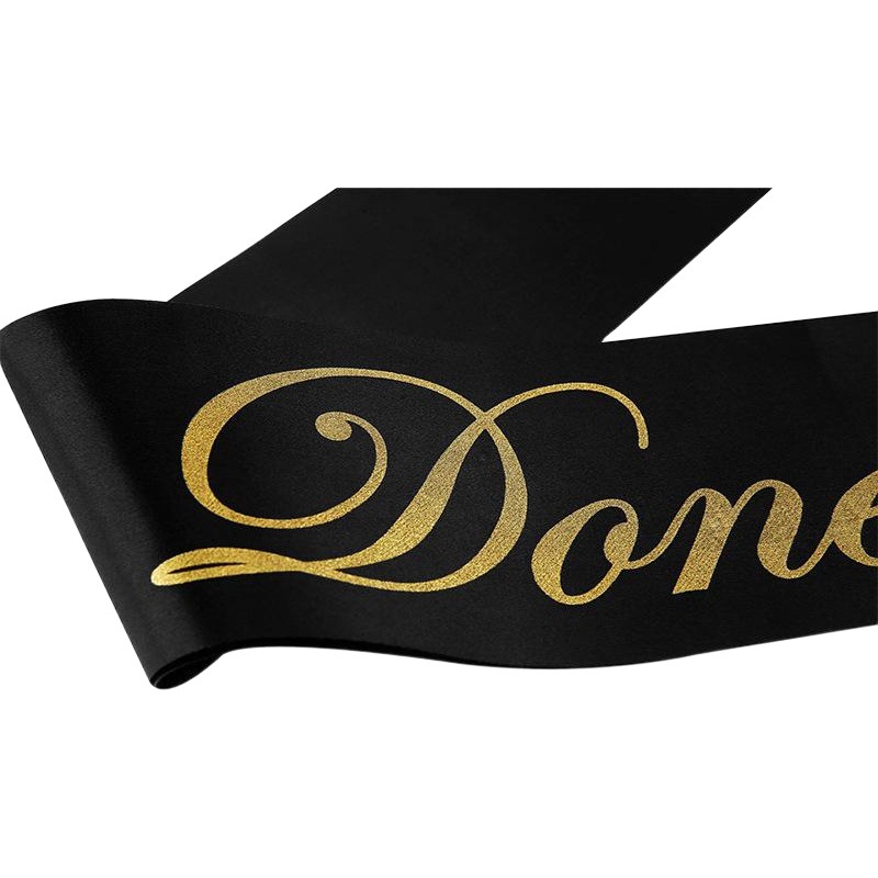 Correa de etiqueta de temporada de graduación transfronteriza Estoy hecho correa de hombro de fuente dorada temporada de graduación correa de hombro