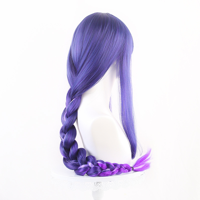 Cardamomo Original Dios Rayo peluca general anime cos peluca mullida grueso giro trenza resalte gradiente