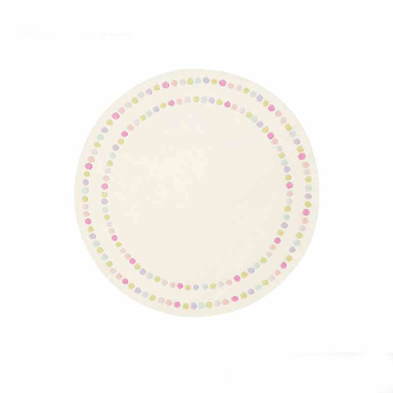 -원색 도트 화이트