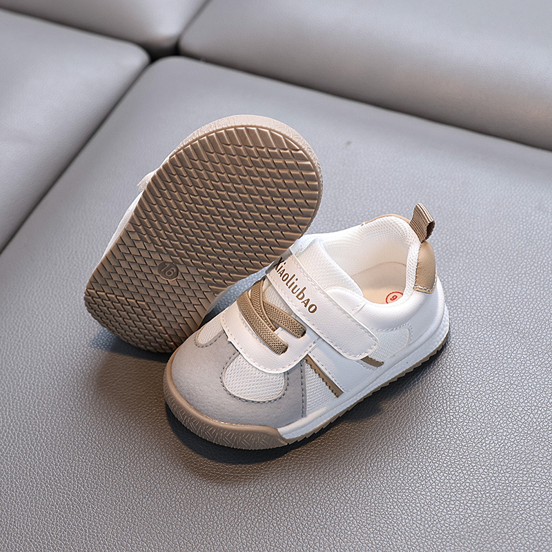 Zapatos para niños, zapatos deportivos de primavera y otoño, zapatos deportivos para niños y niñas, zapatos blancos, zapatos para bebés de suela blanda, zapatos individuales, zapatos Dexun