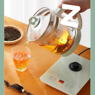 Health Pot Multifunctional Electric Kettle Boiling Water Flower Teapot Office Decoction Pot Glass Flower Tea Maker