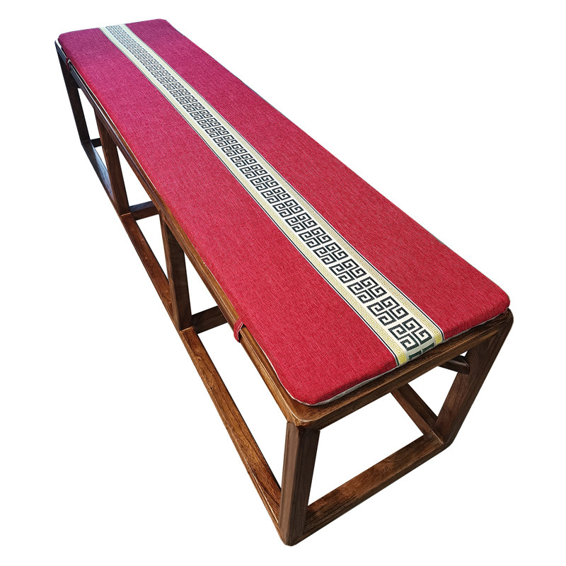 85JV【双11新品】长凳垫长条坐垫茶艺垫红木餐椅垫沙发垫鞋柜垫