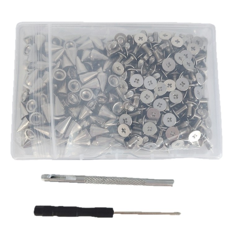 200套服装撞钉金属锌合金锥形子弹头尖头装饰皮具螺丝朋克铆钉diy|undefined