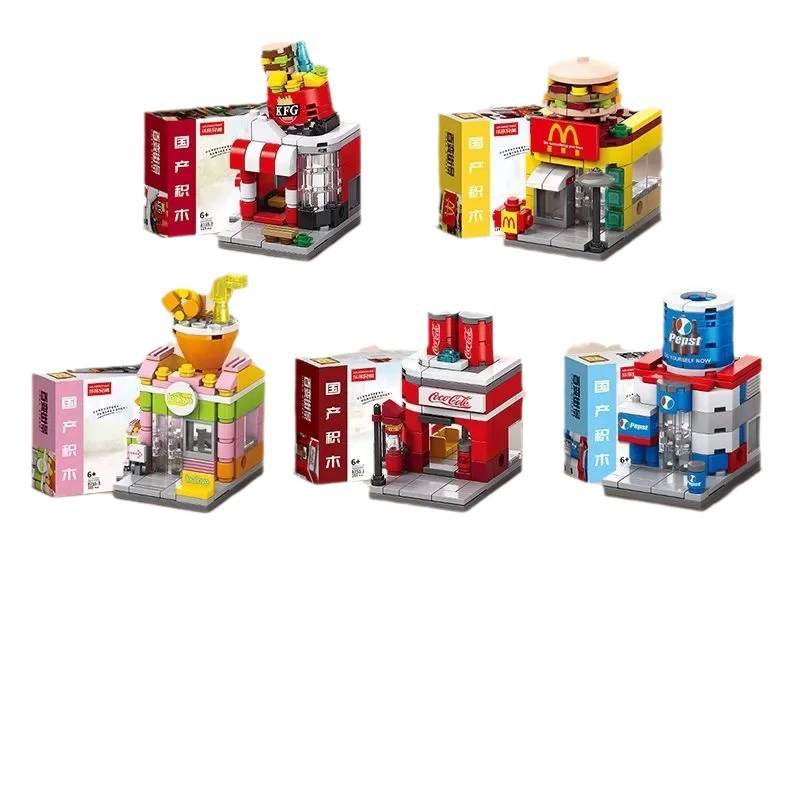 Lego, конструктор, городские здания, игрушка для мальчиков и девочек, новая коллекция, мелкие детали