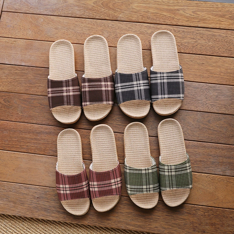 25 трансграничных одиночных льняных тапочек весной и летом