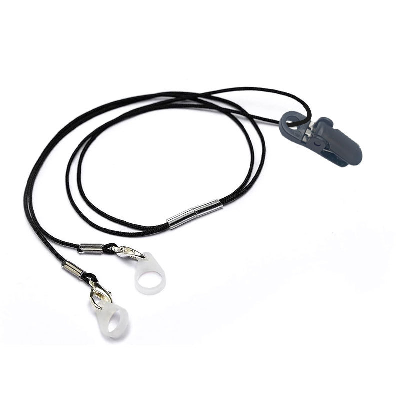 Audífono Cadena de cordón anti-perdida clip fijo Invisible Niños ancianos sordos oído espalda anti-caída accesorios solo oído binaural