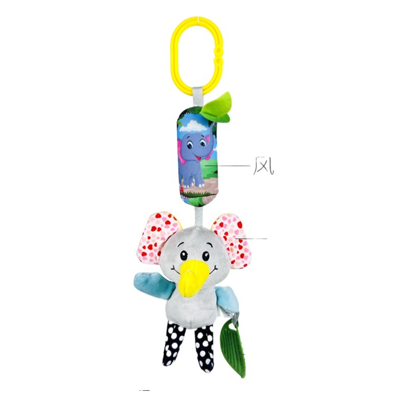 Toy Baby 0-1 Year Old Puzzle Newborn Baby Soothing Rattle Bell Wind Bell Car Hanging Bed Hanging Cart Pendant Toy