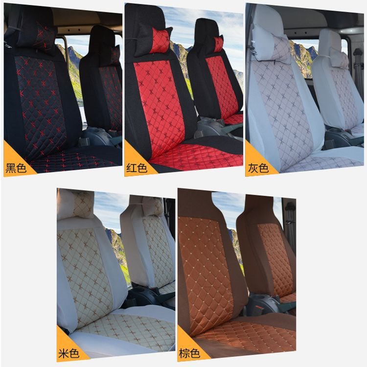 새로운 WULING ZHIGUANG 6389 HONGGUANG V HONGGUANG S 시트 커버 RONGGUANG XIAOKA 포시즌 패키지 VAN 7 8 시트 커버