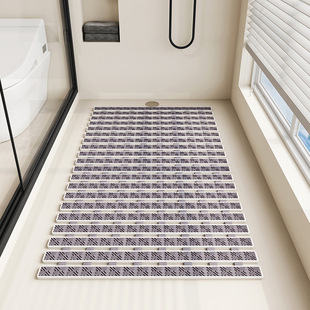 Bathroom Anti-Slip Mat Household Long Foldable Shower Room Foot Mat Bathroom Anti-Wrestling Suction Cup Floor Mat