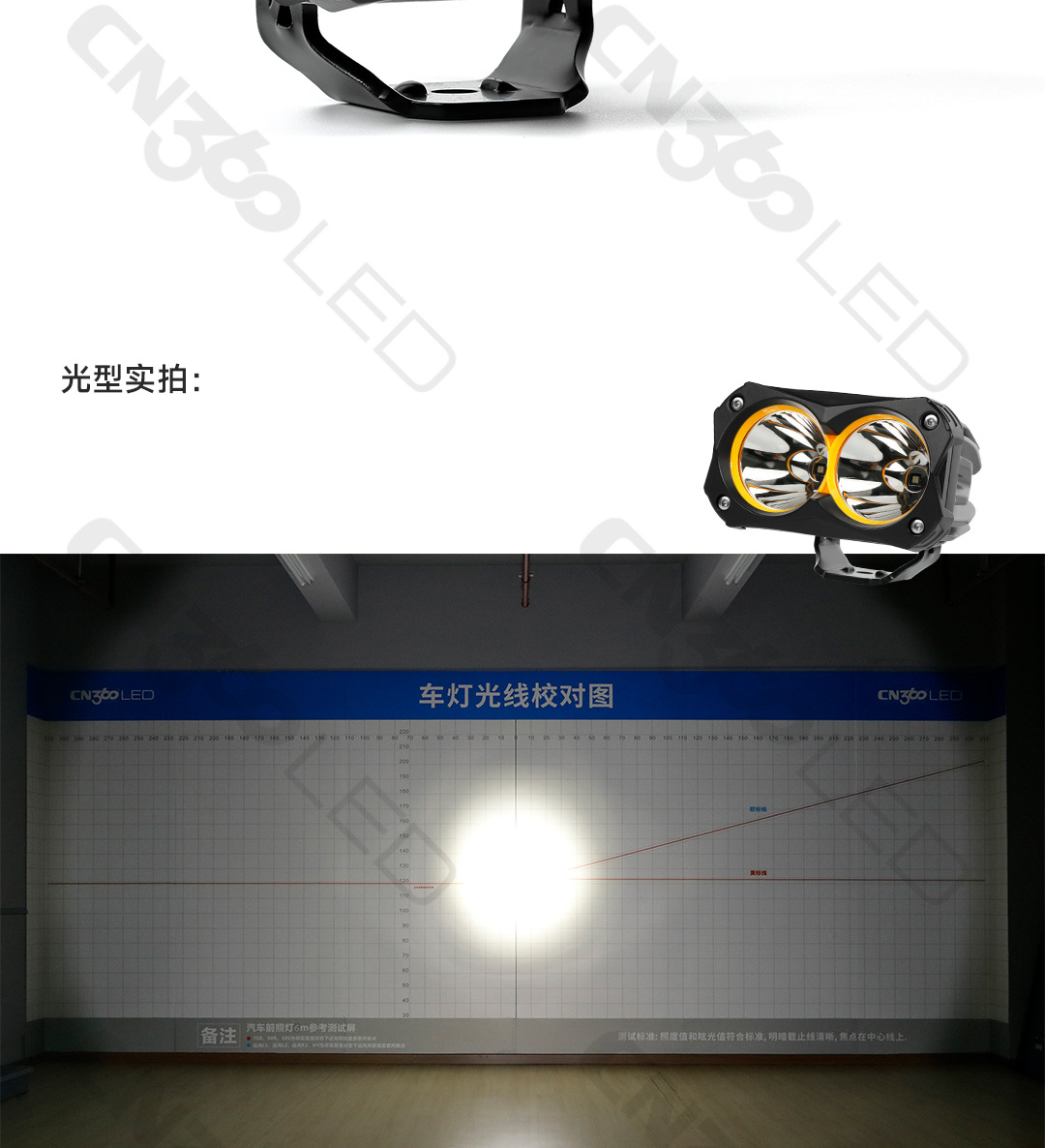 Cn360 Tr2 5inch Off-Road Vehicle Led Work Light Spotlight High Power Car Modified with Led Search Light