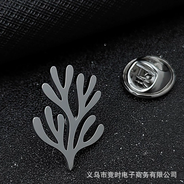 Silver-butterfly button single package
