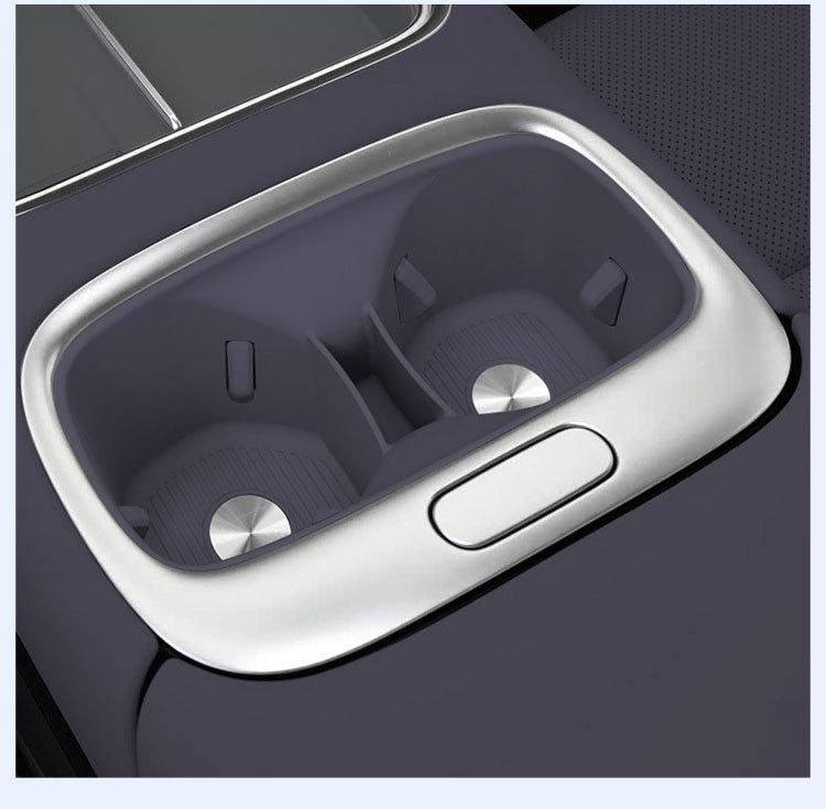 Suitable for Xpeng MONA L03 central control water cup mat, silicone cup holder accessories, car interior decoration cup cover
