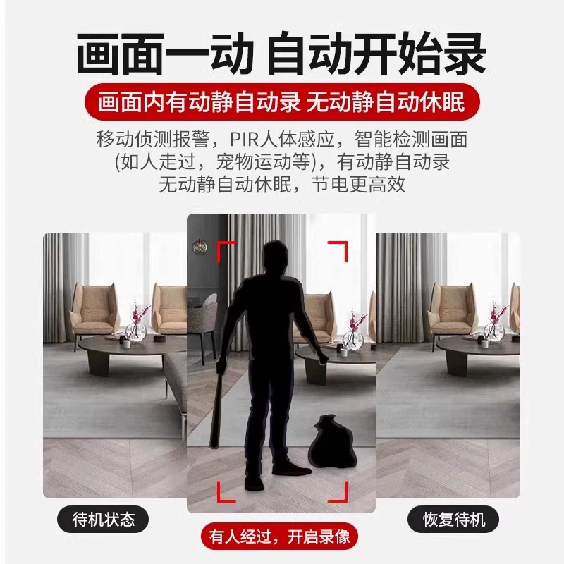 Wireless CCTV camera, mobile phone, smart radio baby monitor for home use, set, 4G