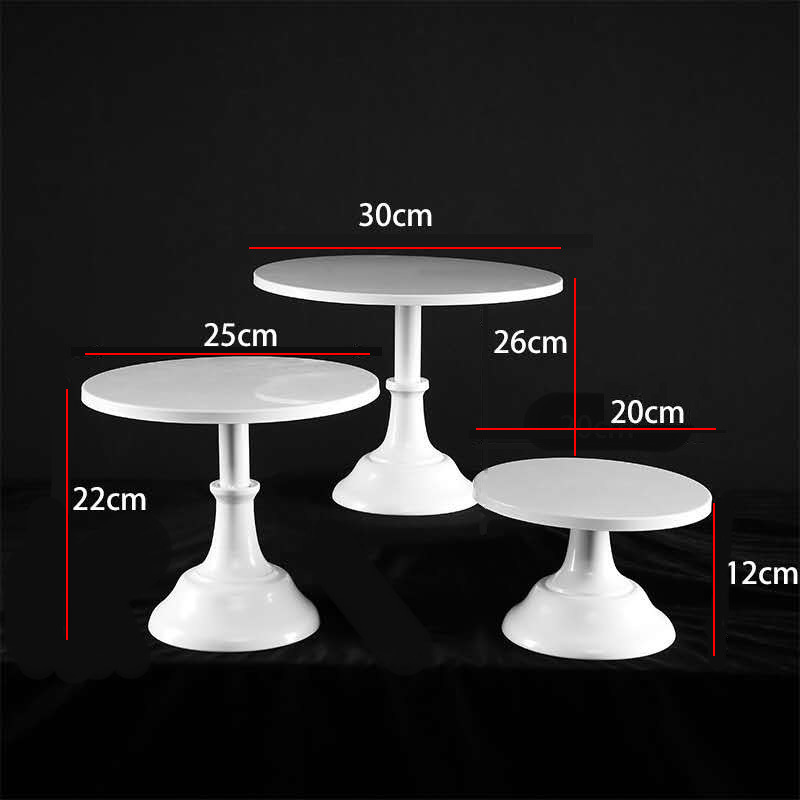 White European Iron Table Decoration Display Stand Cake Tray Cold Meal Tea Break Table Afternoon Tea Snack Stand Dessert
