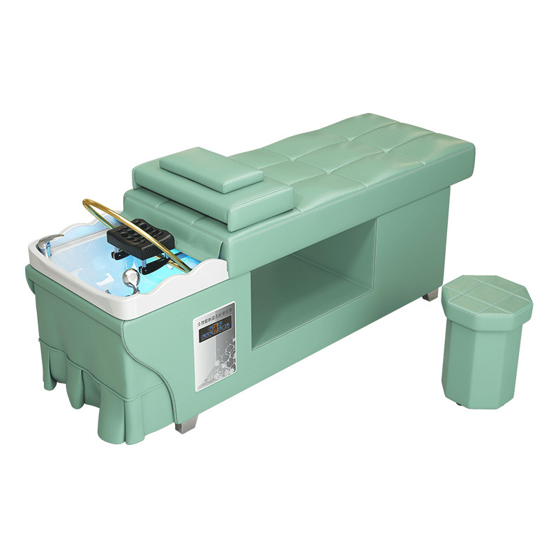 Cama de lavado de cabello, salón de belleza especial, salón de belleza, masaje de fumigación de circulación de agua a temperatura constante.