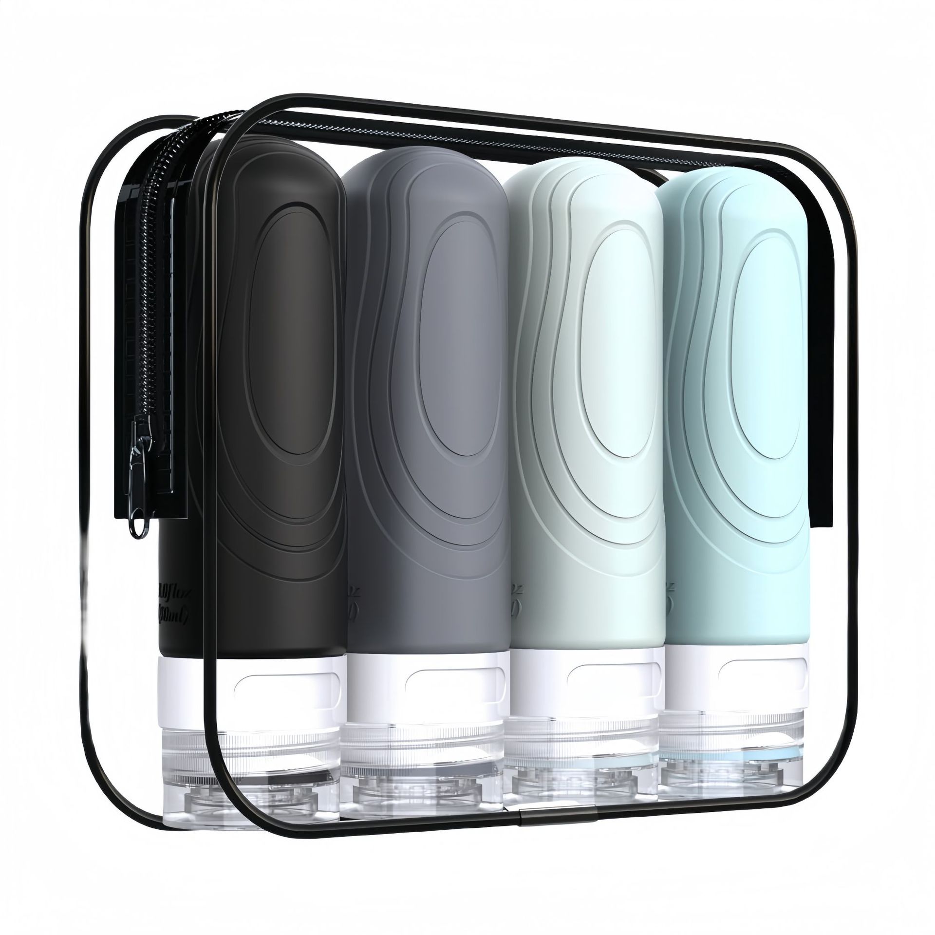 2023 creativo transfronterizo nuevo sub-botella de silicona traje de loción cosmética traje de sub-botella de viaje