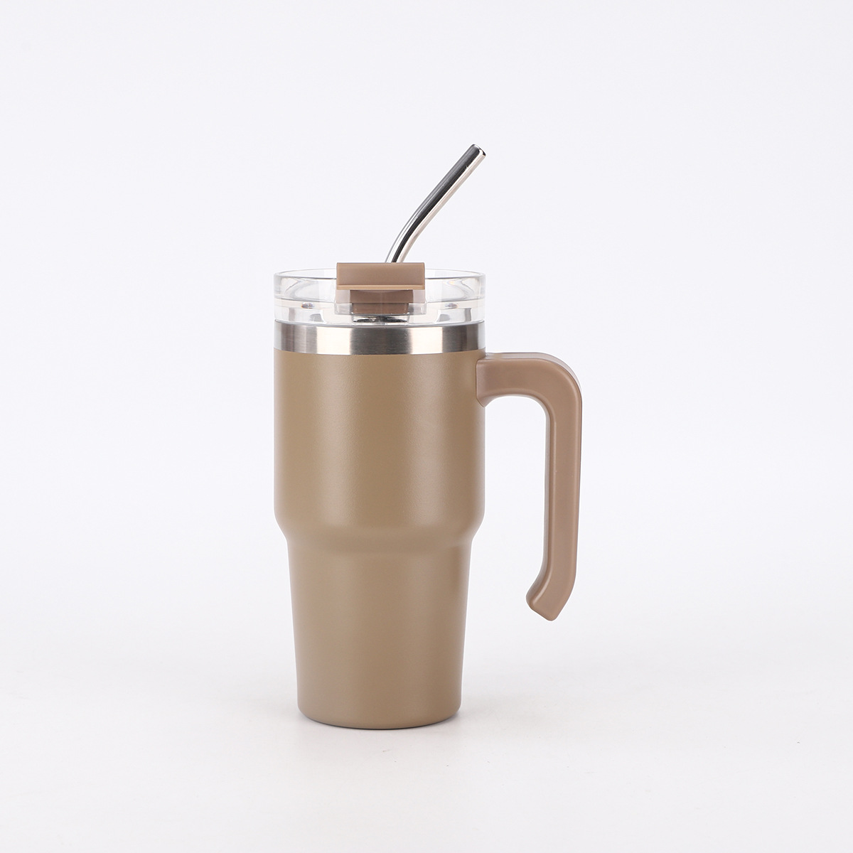 Transfronterizo 304 acero inoxidable vacío taza de aislamiento térmico portable taza de automóvil de gran capacidad de aislamiento térmico frío taza de hielo
