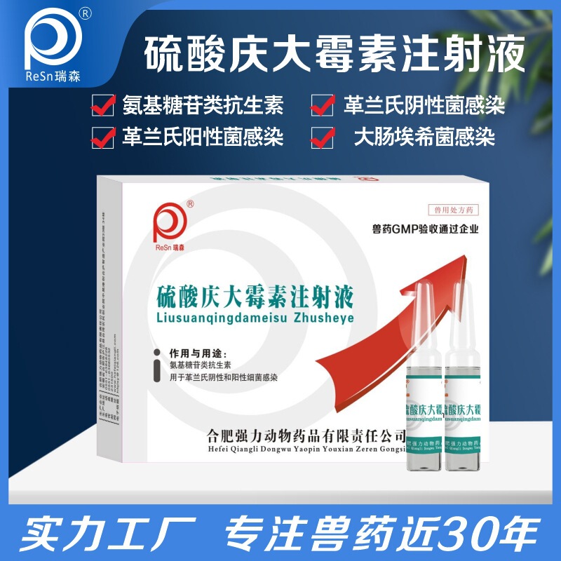 Gentamicin Sulfate Injection Antibiotic for Gram-Negative Bacterial Infections, E. Coli Infections, Veterinary Use Gentamicin Sulfate Injection Antibiotic for Gram-Negative Bacterial Infections, E. Coli Infections, Veterinary Use