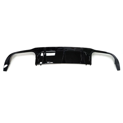 Exhaust pipe, Suitable for Mercedes-Benz W204 exhaust - four-bright-black-rear-lips