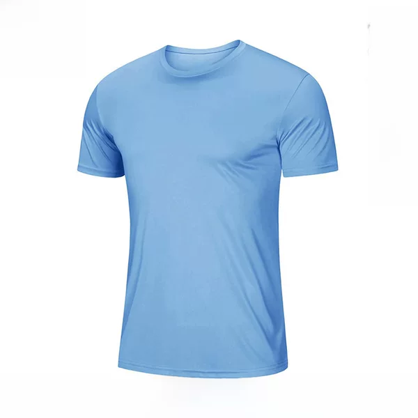 2026 Summer Cool Casual Sports Fitness Round Neck Short-Sleeved Men's Anti-Uv Running Training Quick-Drying T-Shirt