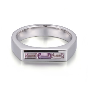 Cross-border new flat-top cultivation gem ring can be exchanged for other colors niche high-end special source manufacturers wholesale