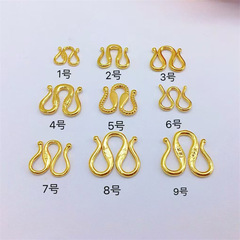 ベトナム沙金黄銅金メッキサイズネックレスwボタンペンダント思種ボタンメーカー直販卸売りアクセサリー