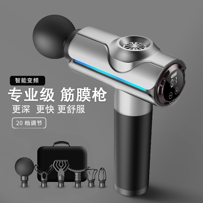 筋膜銃筋弛緩マッサージャースマートミニ振動衝撃銃ポータブルポケット電気全身マッサージ銃|undefined