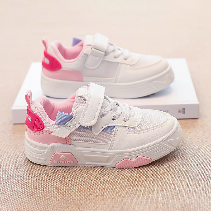 Zapatos de niñas de otoño 2025, nuevos zapatos de skate para niños, zapatos de deporte de otoño antideslizantes y transpirables, niños de mediana edad, niños ociosos
