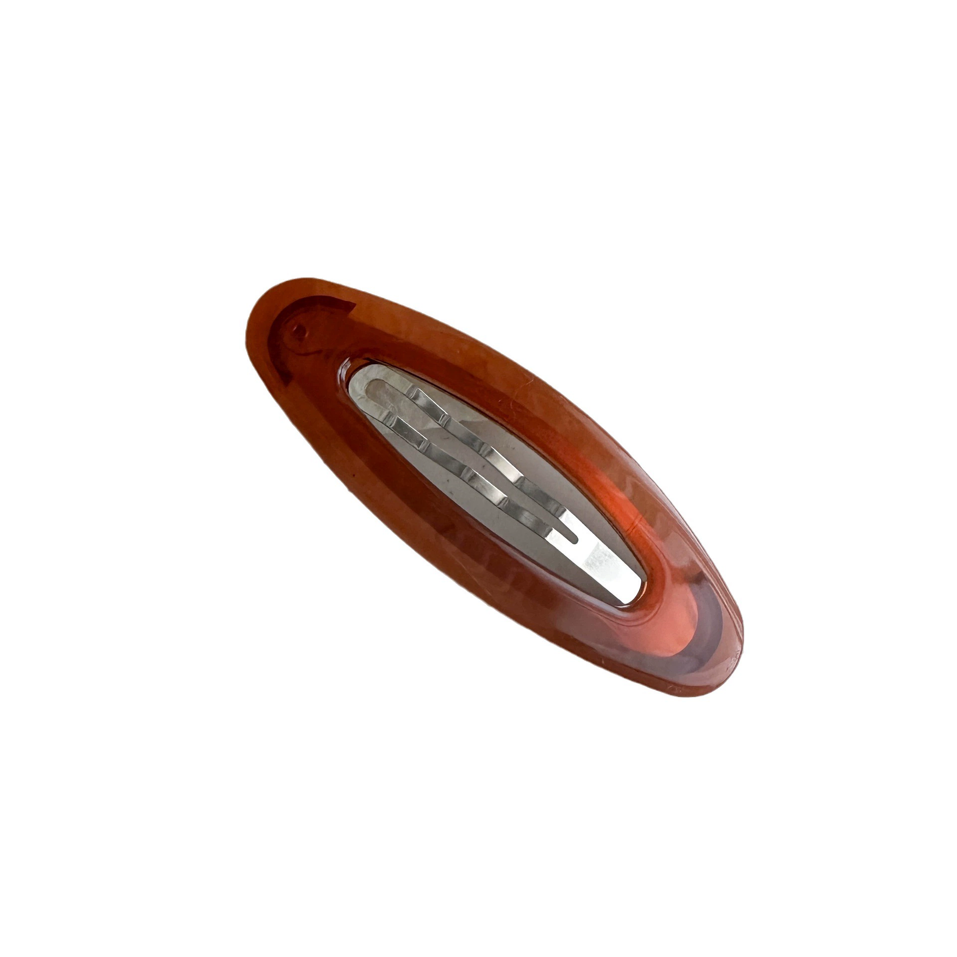 Jelly -colored oval card, 2023 new net red front forehead hair side bangs fixed BB clip