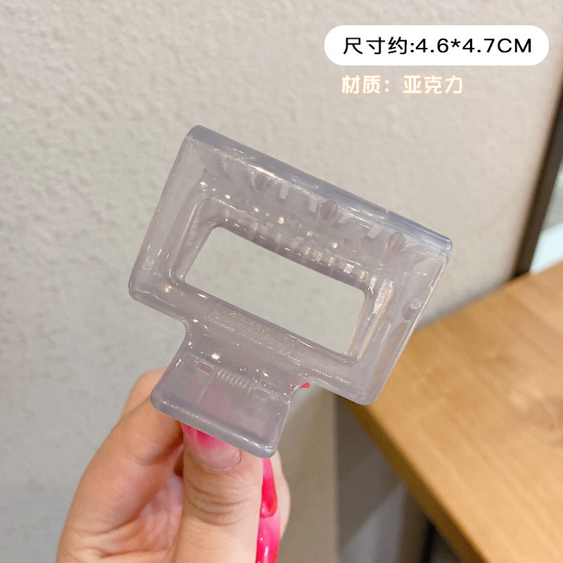 La parte posterior de la cabeza horquilla de perlas grande al por mayor pinza de metal ins pinza de tiburón sensación de alto nivel, simple, horquilla femenina