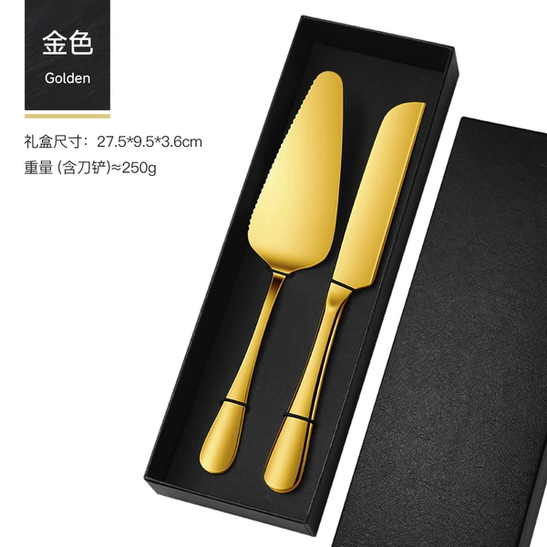 Golden set, black gift box