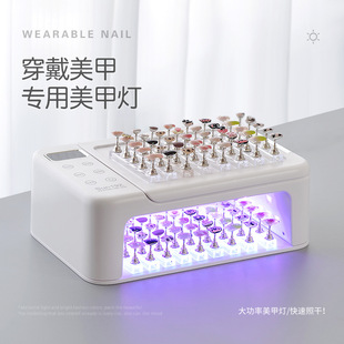 SUN19Z Wearing Manicure Lamp High Power Hand Phototherapy Machine with Hand Pillow Quick-drying Nail Polish Gel Roast Lamp