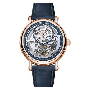 2025 Fashion Large Hollow Cross-Border Hot-Selling Men's Watch Tourbillon Light Luxury Watch Fully Automatic Mechanical Watch