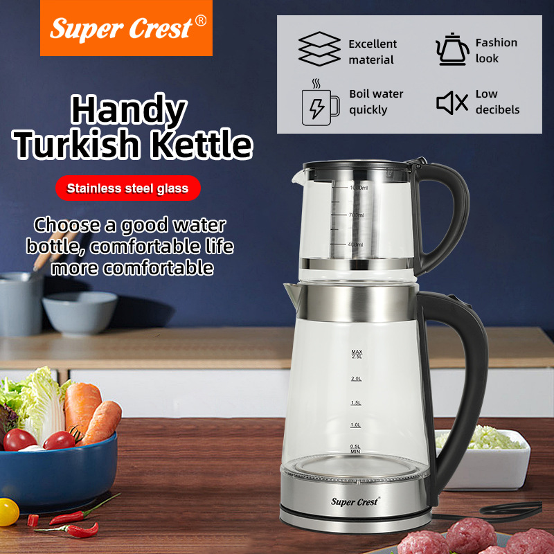 High -temperature glass 2 -liter glass heating kettle single furnace…