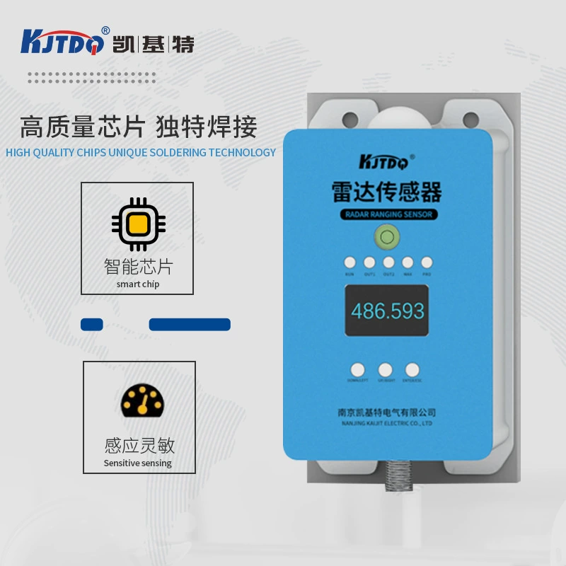 Радарный уровнемер для измерения уровня воды в люках Шаньдун, без загрязнений и засоров, с функцией измерения статического давления.