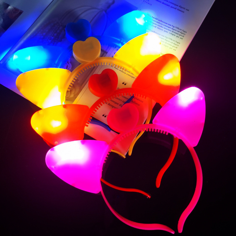 Barra de luz Concierto Estrella de cinco puntas Estrella brillante Diadema luminosa azul Barra de luz intermitente Accesorios de apoyo para la fiesta