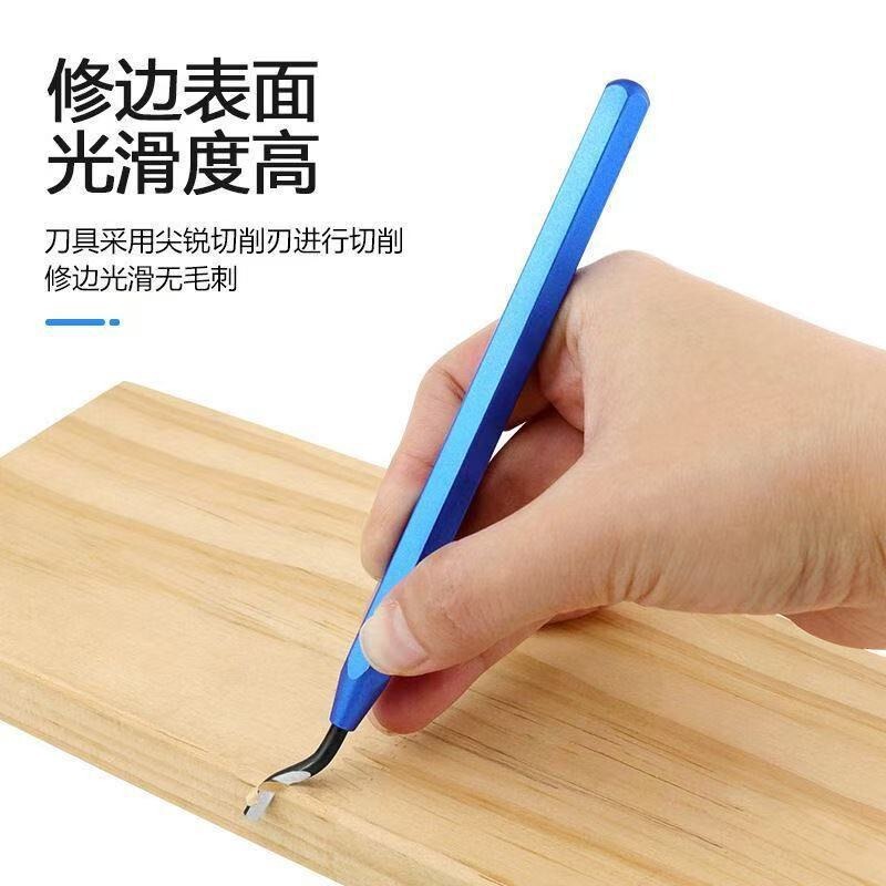 厂家手动钢刮刀片修边去毛刺塑料刀把内孔刮刀工具金属倒角 修边|undefined