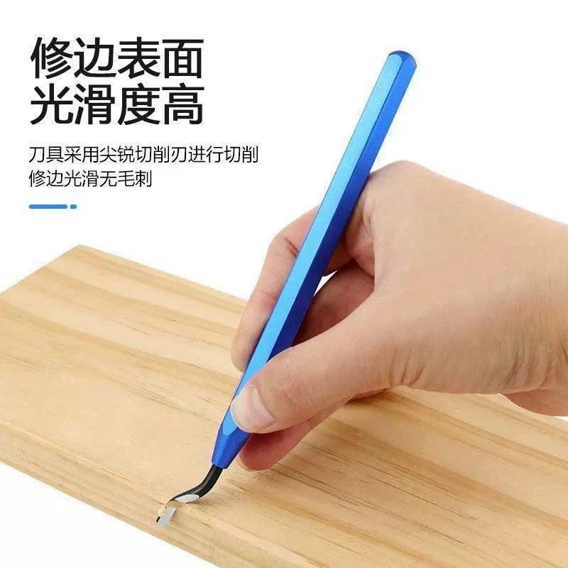 厂家手动钢刮刀片修边去毛刺塑料刀把内孔刮刀工具金属倒角 修边