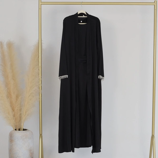 Black cardigan