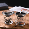 originality European style funnel Glass ashtray Home Furnishing a living room Office With cover originality Trend Ashtray