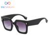 Fashionable brand trend square sunglasses, European style, cat's eye