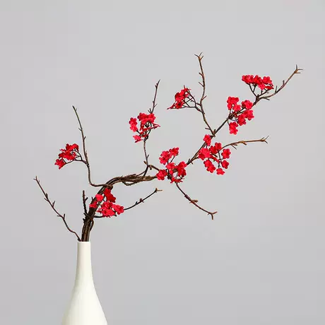 Small floral branch Red