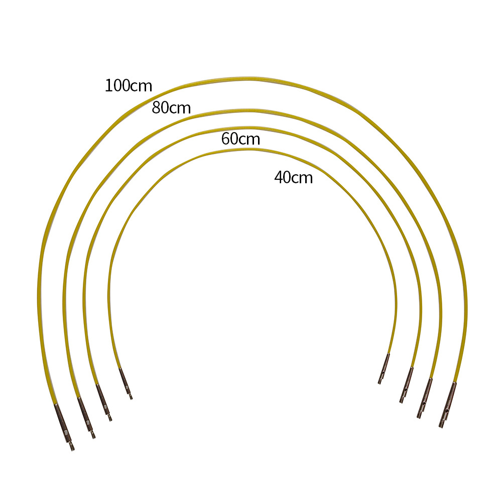 Herramientas de tejido aguja de suéter nuevo bambú blanqueado aguja de anillo desmontable aguja de anillo un conjunto de 13 paquetes de PU