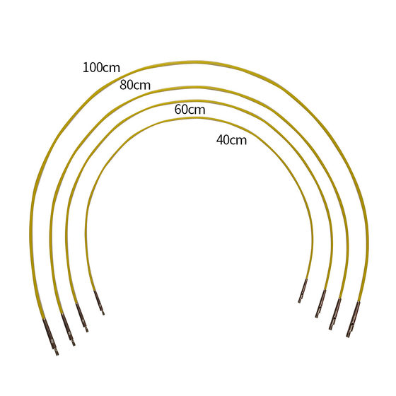 Cross-border new sweater needle bleached bamboo ring needle detachable ring needle set of 13 pairs of PU bag knitting tools