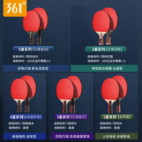 Professional-Level High-Elasticity Rubber Sheet Ping Pong Racket for Beginners, Cross-Cut Design, Dual Rackets Set for Children