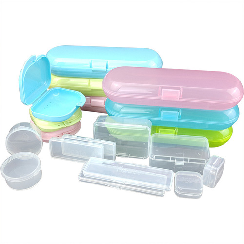 pp packaging box daily necessities dental floss box convenient storage oral care toothbrush transparent plastic plastic box folding box