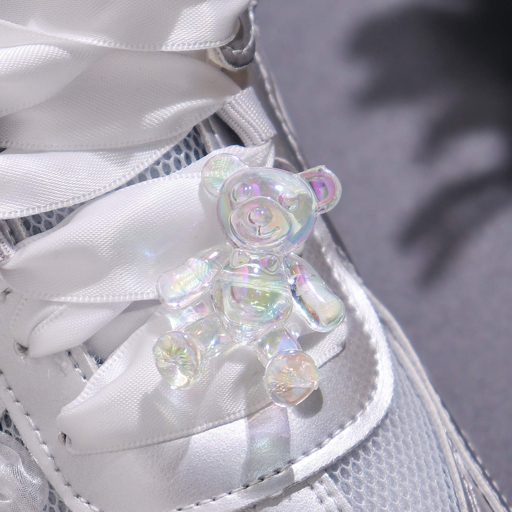 Coreano oso de cristal flor accesorios superiores zapatos de alto nivel de flores de formación zapatos DIY botones superiores